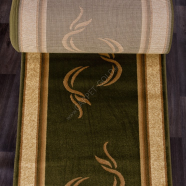 a704 - GREEN - Дорожка - коллекция OLYMPOS