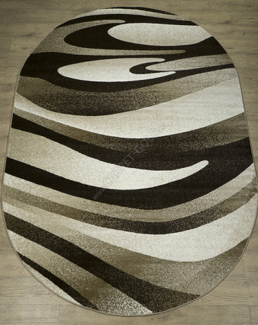 Ковер российский 22310-29626 Круиз (PP Heatset Высокоплотный) овальный