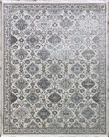 Ковер турецкий 36858A Avon (Полиэстер хит-сет, серый, голубой)