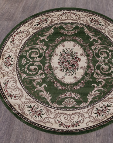 Ковер российский D066 COLIZEY (Хит-сет, зеленый) круглый