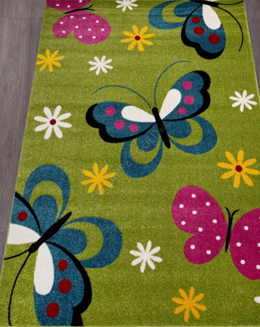 Ковер российский 772 RIO (Фризе, зеленый)