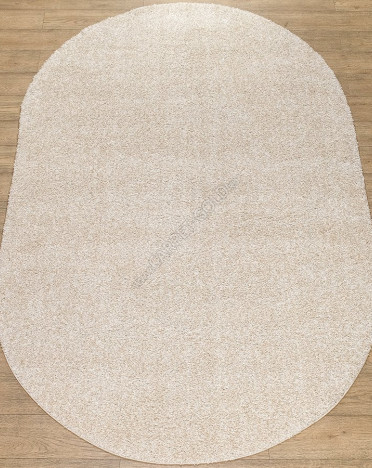 Ковер российский 42104-48123 Фьюжн (Фризе, кремовый) овальный