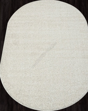 Ковер российский S600 Меринос MAKAO (Полипропилен, кремовый) овальный