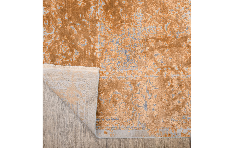 Турецкий ковер Art Deco ДИЗАЙН 3023A ЦВЕТ L_GRAY / COPPER_2