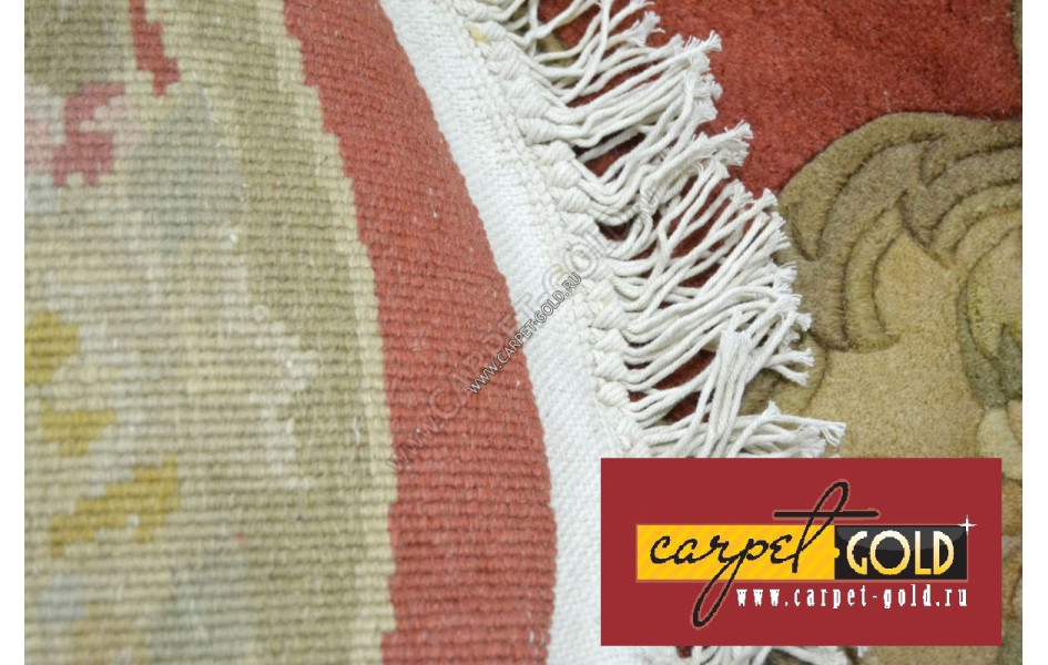 Китайский шерстяной ковер ручной работы SHD-06 Terra Oval